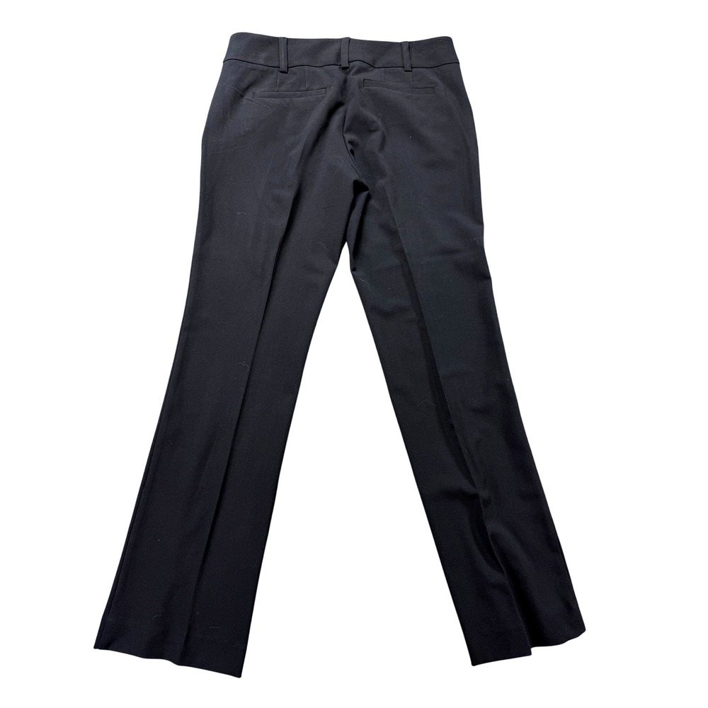 New York & Company Straight Leg Dress Pants Womens 8 Black NWT Stretch Office